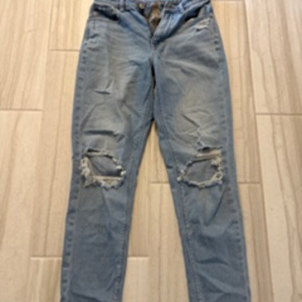 American Eagle Mom Jeans, Size 2 Long